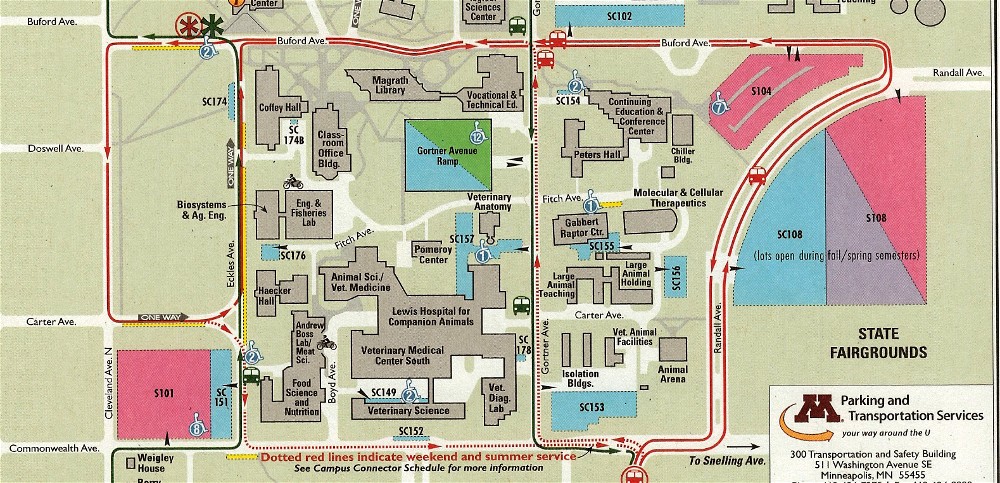 St Paul Campus University Of St Thomas Campus Maps Induced Info